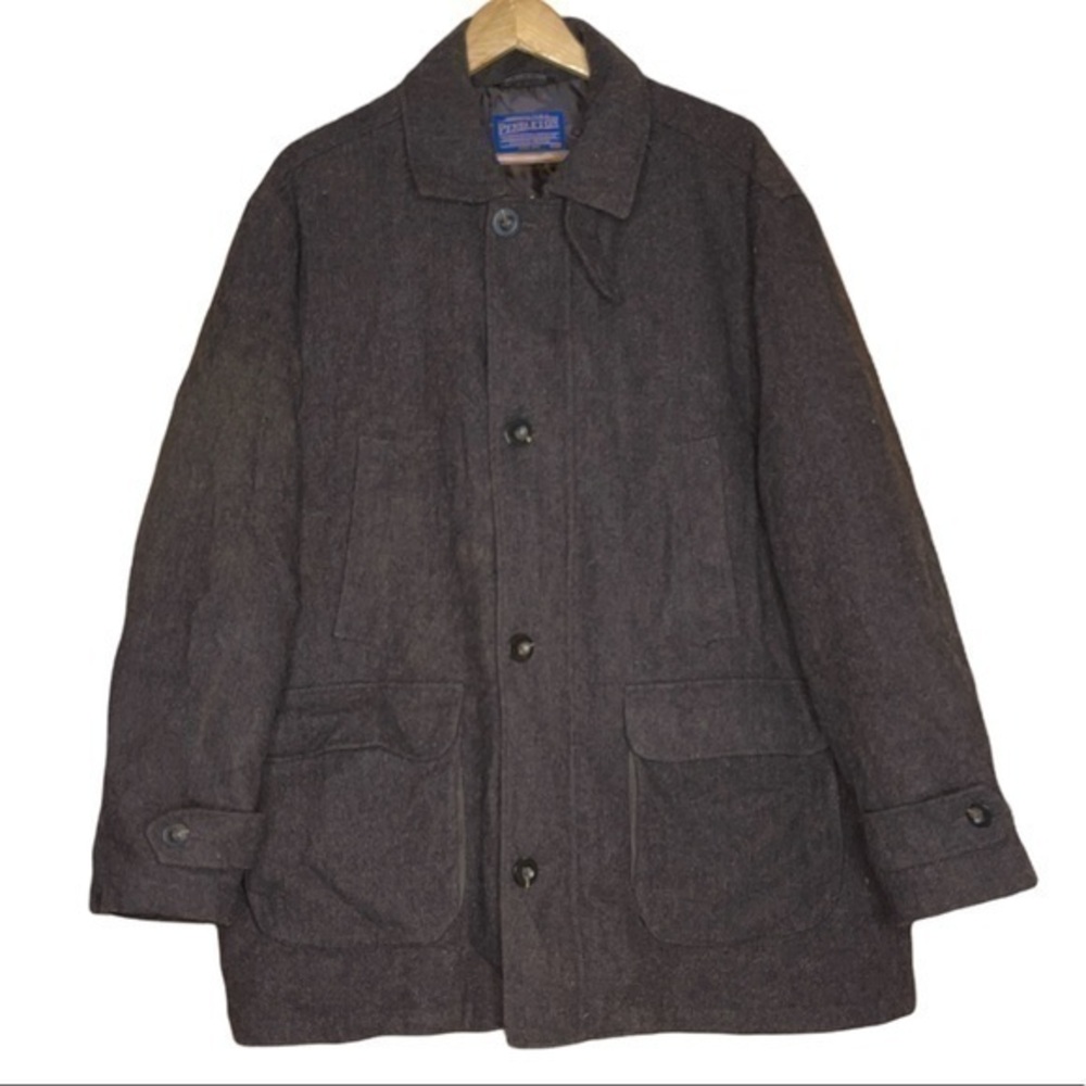 Pendleton XXL tweed coat